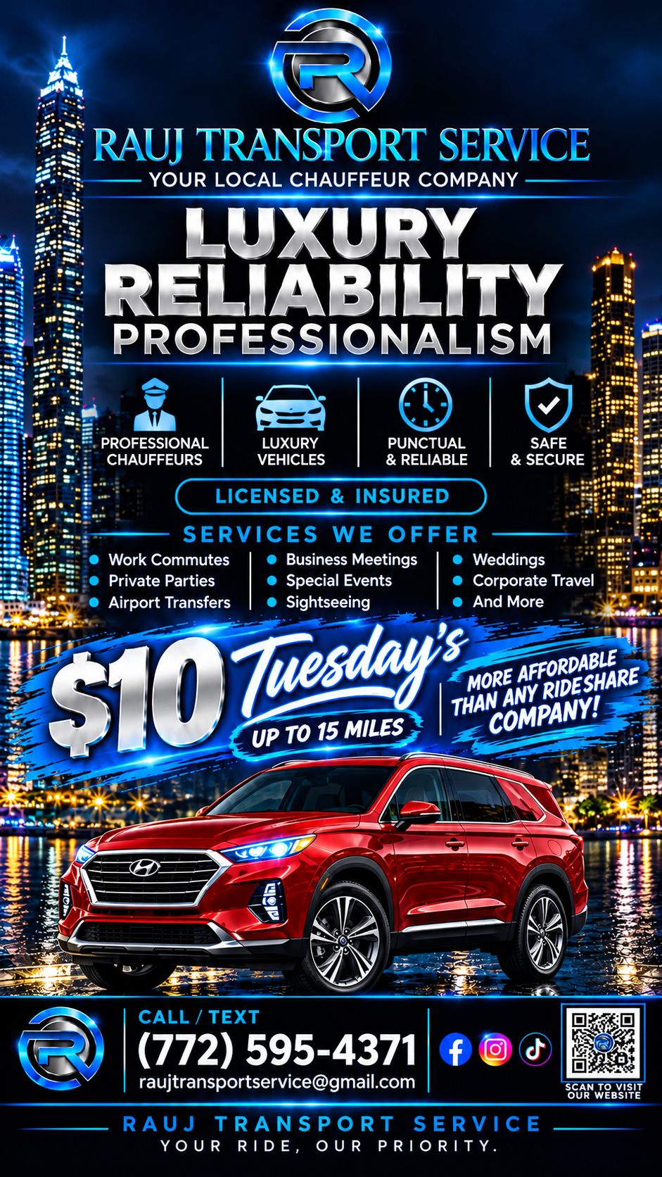 $10 Tuesdays promo flyer